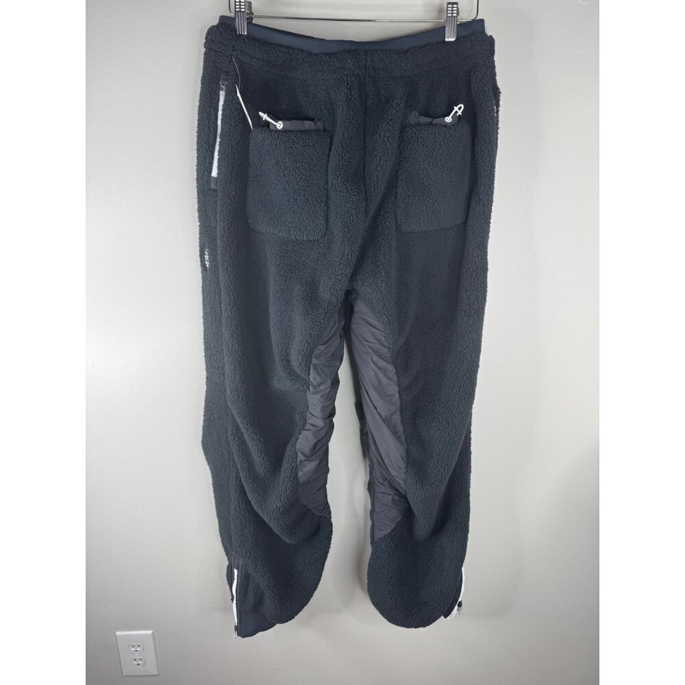 Free People FP Movement Sundown Fleece Jogger Black Sherpa Cozy Pants Size M NWT - Picture 6 of 7